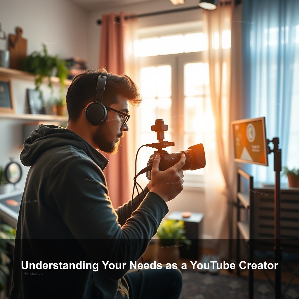 Understanding Your Needs as a YouTube Creator