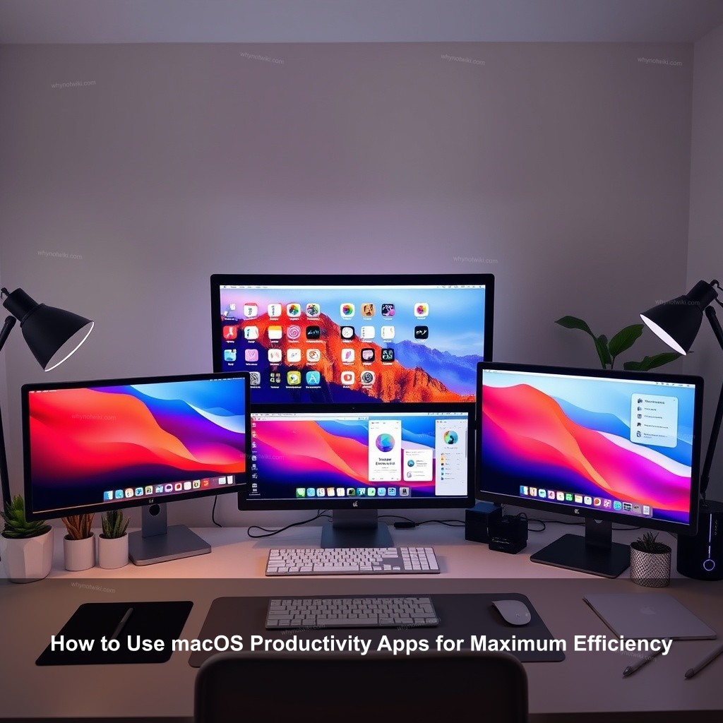 How to Use macOS Productivity Apps for Maximum Efficiency